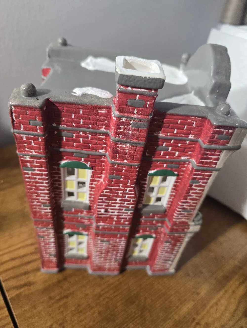 Department 56 Snow Village-COBBLESTONE ANTIQUE SHOP - In Styrofoam
